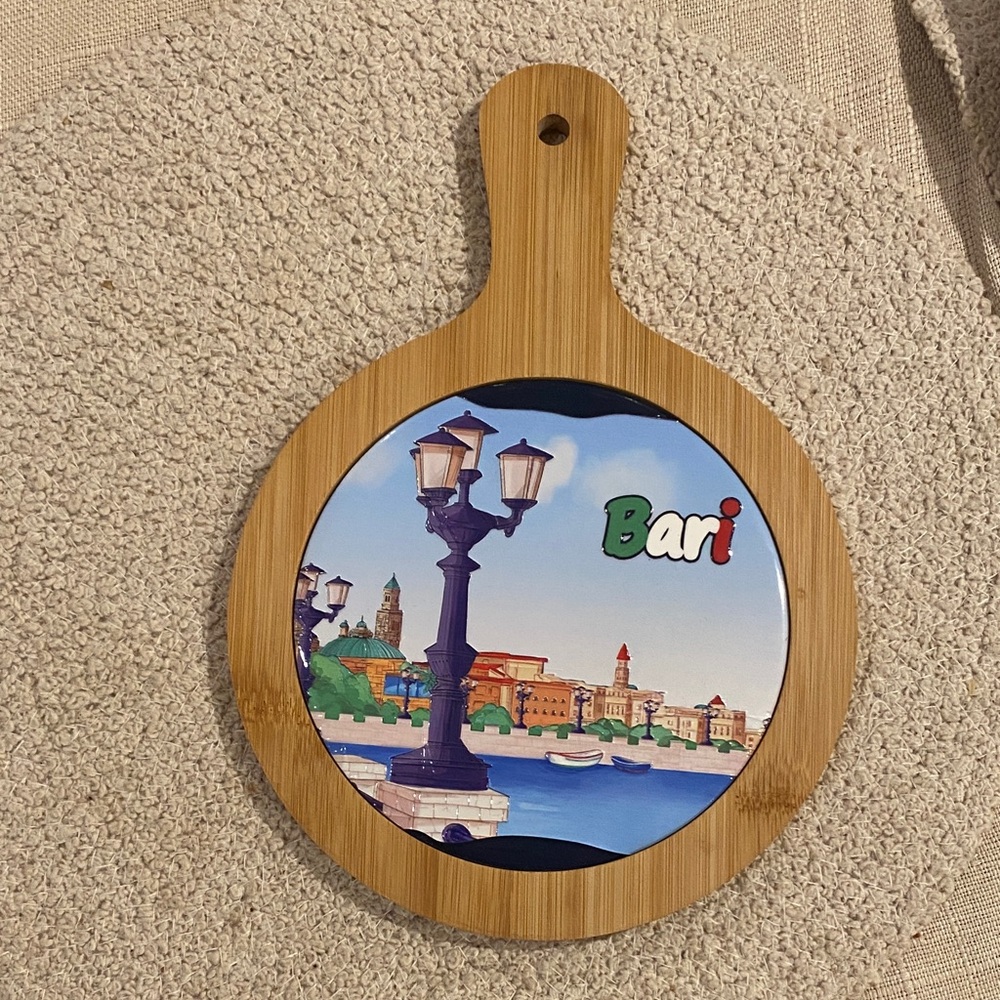 New Bari Bamboo Cutting Board 7.5 inch
